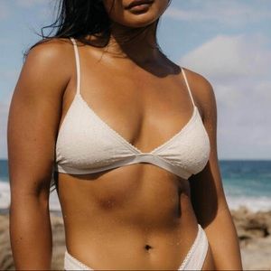 NWT Wrangler Eye-Lit Your Fire Fixed Triangle Bikini Top